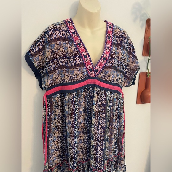 Sweet by Miss Me Dresses & Skirts - Sweet by Miss Me Floral Chiffon Adjustable Waist Mini Dress Large